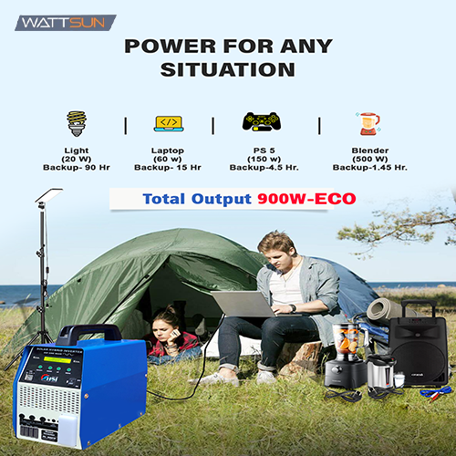 PL-900W-ECO 900VA Pure Sine Wave Eco Lithium Inverter with 60Ah LiFePO4 Battery